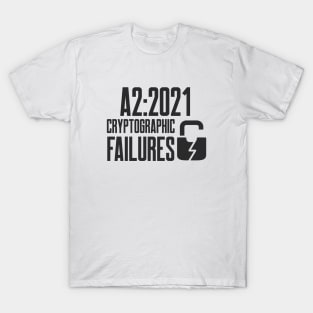 Secure Coding OWASP A2 2021 Cryptographic Failures T-Shirt